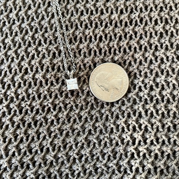 cz Solitaire necklace 🖤 - Picture 5 of 7